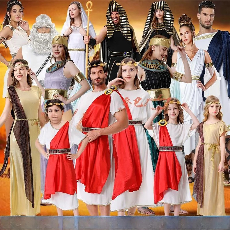 Halloween Pharaoh Queen Couple Cosplay Clothes Ancient Roman Warrior King Drama Performance Outfits Parent-Child Matching Cos...
Halloween Pharaoh Queen Couple Cosplay Clothes Ancient Roman Warrior King Drama Performance Outfits Parent-Child Matching Cos...