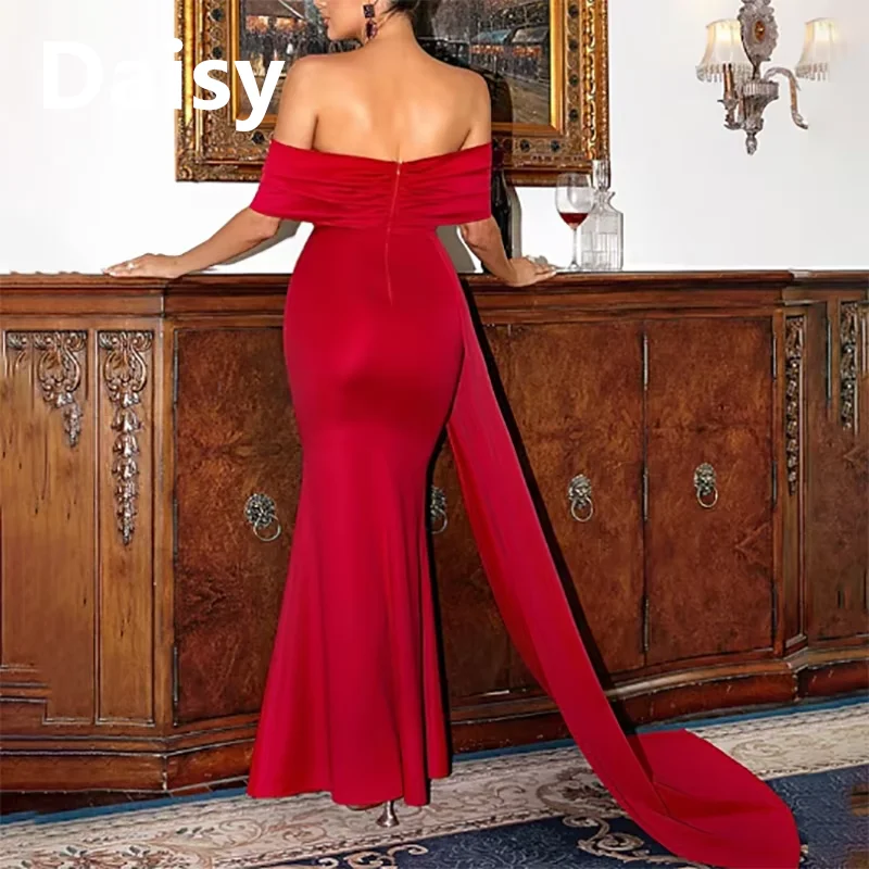 Red Formal Party Prom Gowns Customized Saudi Arabia Wedding Party Dress Evening Dresses Women Bow Mermaid Sharon Dress
Red Formal Party Prom Gowns Customized Saudi Arabia Wedding Party Dress Evening Dresses Women Bow Mermaid Sharon Dress