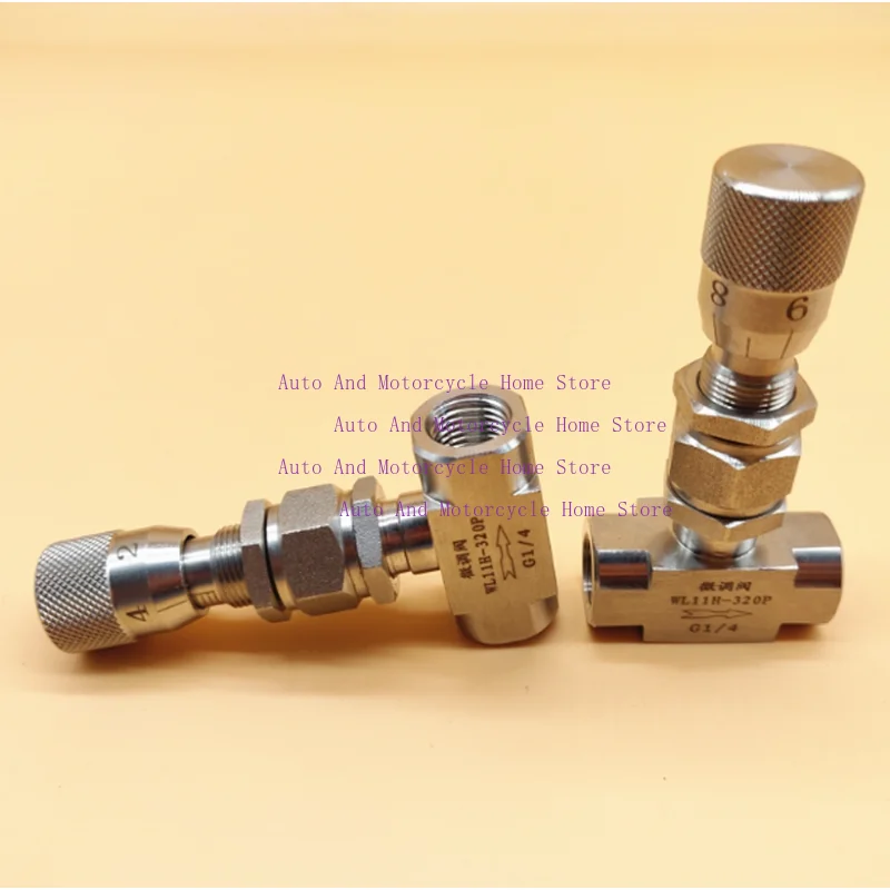 G 1/8 "1/4" NPT 1/2" Игольчатый клапан из нержавеющей стали 304 Микрорегулировочный клапан WL11H-320P Клапан регулирования потока 1 шт.
G 1/8 "1/4" NPT 1/2" Игольчатый клапан из нержавеющей стали 304 Микрорегулировочный клапан WL11H-320P Клапан регулирования потока 1 шт.
