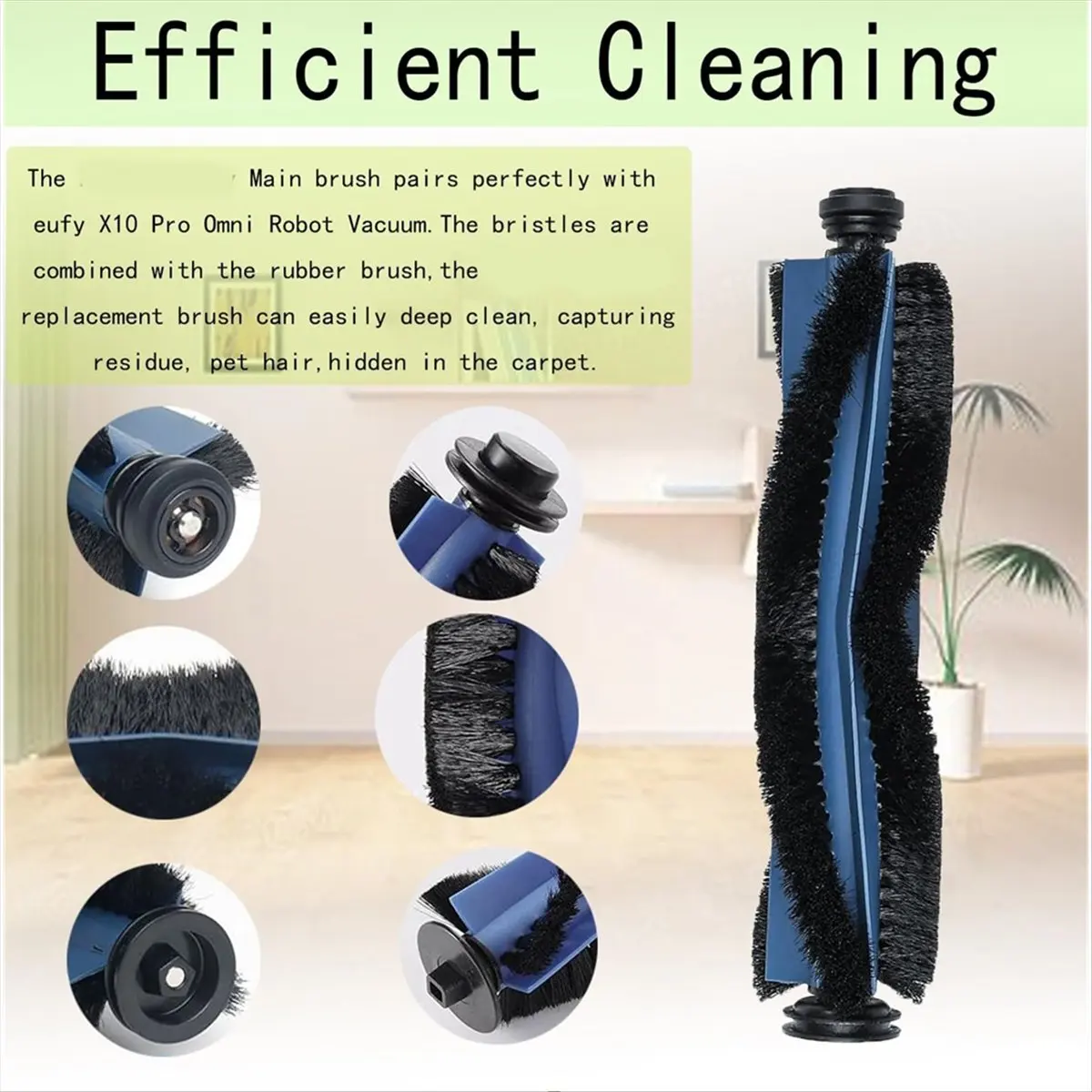 Replacement Accessories for X10 Pro Omni Robot Vacuum Cleaner, Main Roller Brush,Dust Bags Side Brushes Filters Mop
Replacement Accessories for X10 Pro Omni Robot Vacuum Cleaner, Main Roller Brush,Dust Bags Side Brushes Filters Mop