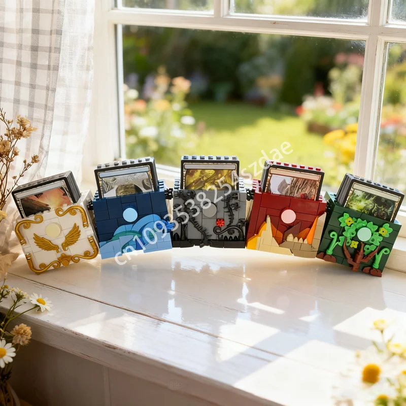 604 шт. MOC Magic The Gathering, держатель для торговых карт, модель здания, рождественские подарки, блоки, сделай сам, креативная идея игрушки, детский день рождения
604 шт. MOC Magic The Gathering, держатель для торговых карт, модель здания, рождественские подарки, блоки, сделай сам, креативная идея игрушки, детский день рождения