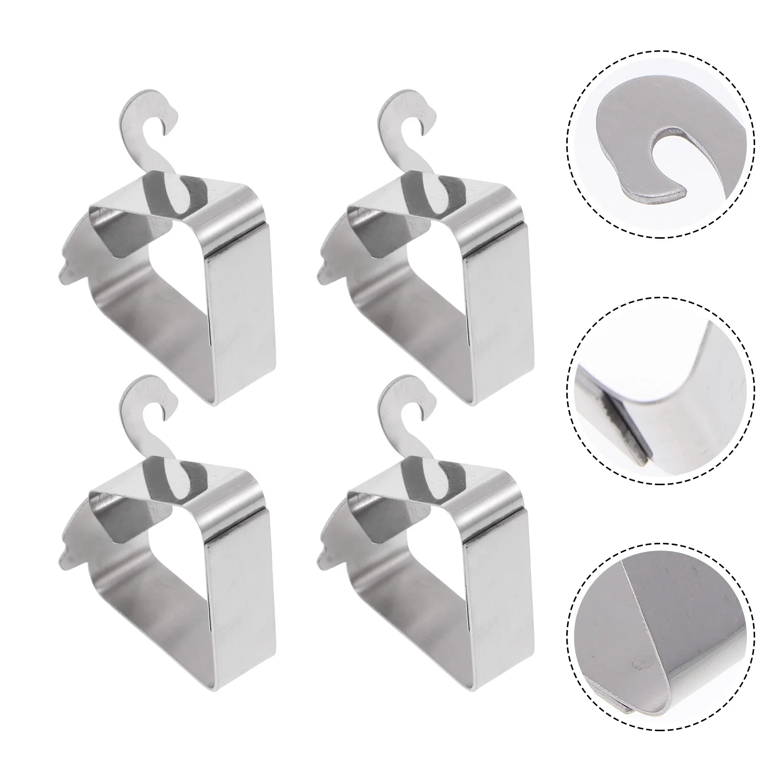 4PCS Table Cloth Clips Sturdy Non skid Waterproof Fixing Clamps Home Lightweight Practical Reusable Table Cover Holder
4PCS Table Cloth Clips Sturdy Non skid Waterproof Fixing Clamps Home Lightweight Practical Reusable Table Cover Holder