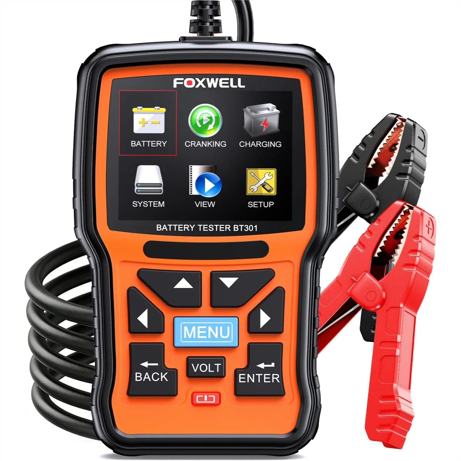 12V Car Battery Tester 100-2000CCA with 6.5ft Cable, Automotive Battery Load Tester for Cranking Charging Alternator for Car
12V Car Battery Tester 100-2000CCA with 6.5ft Cable, Automotive Battery Load Tester for Cranking Charging Alternator for Car