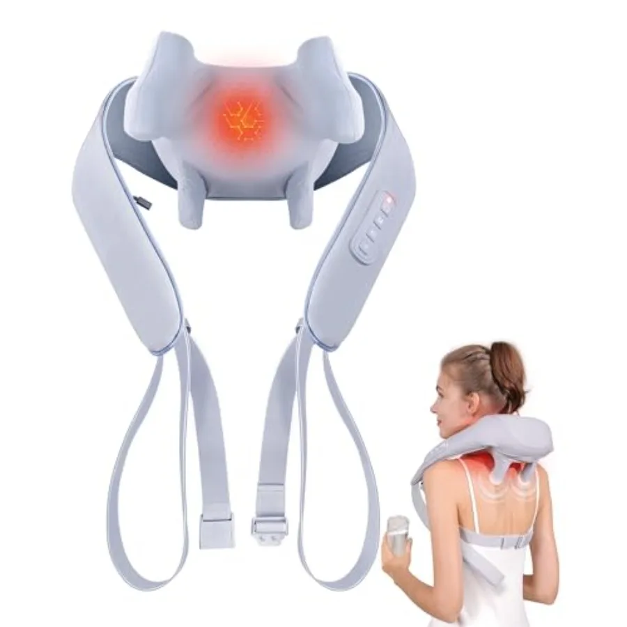 Electric Shiatsu Back and Neck Massager Cordless Shoulder Massager with Heat Deep Tissue 3D Kneading Massage Pillow for Shoulde
Electric Shiatsu Back and Neck Massager Cordless Shoulder Massager with Heat Deep Tissue 3D Kneading Massage Pillow for Shoulde