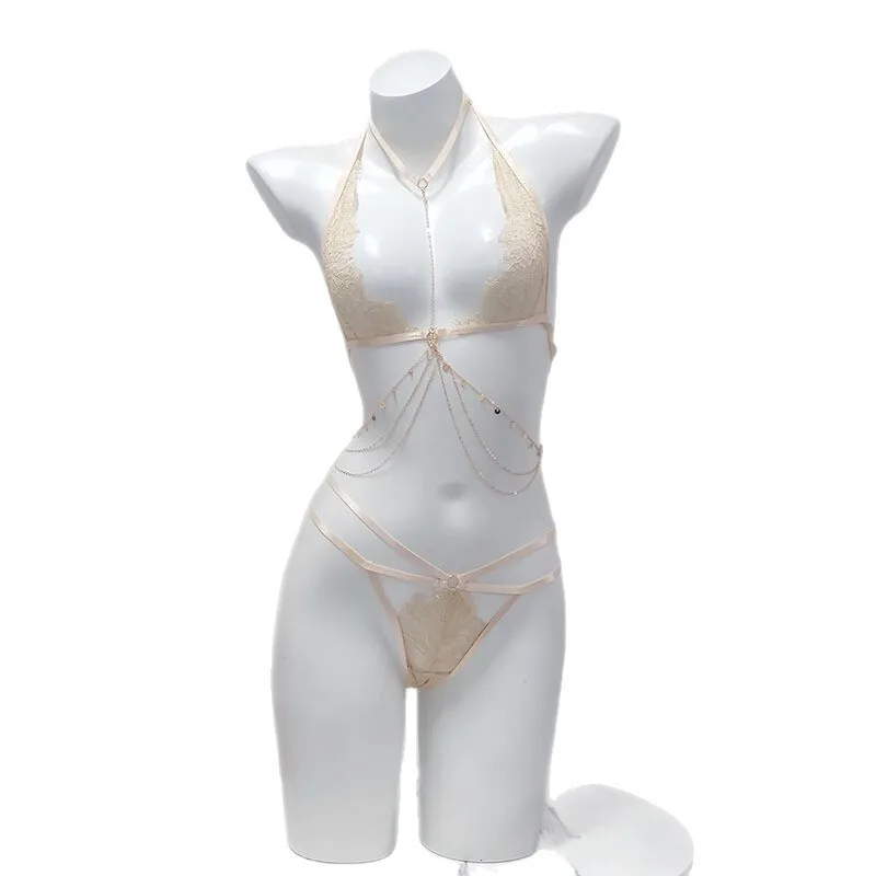 Sexy Alluring Buttocks Plus Size Lace Bra And Panty Set Hanging Neck Pure Desire Casual Lace Trimmed For Woman Fiery Casual BBW3
Sexy Alluring Buttocks Plus Size Lace Bra And Panty Set Hanging Neck Pure Desire Casual Lace Trimmed For Woman Fiery Casual BBW3
