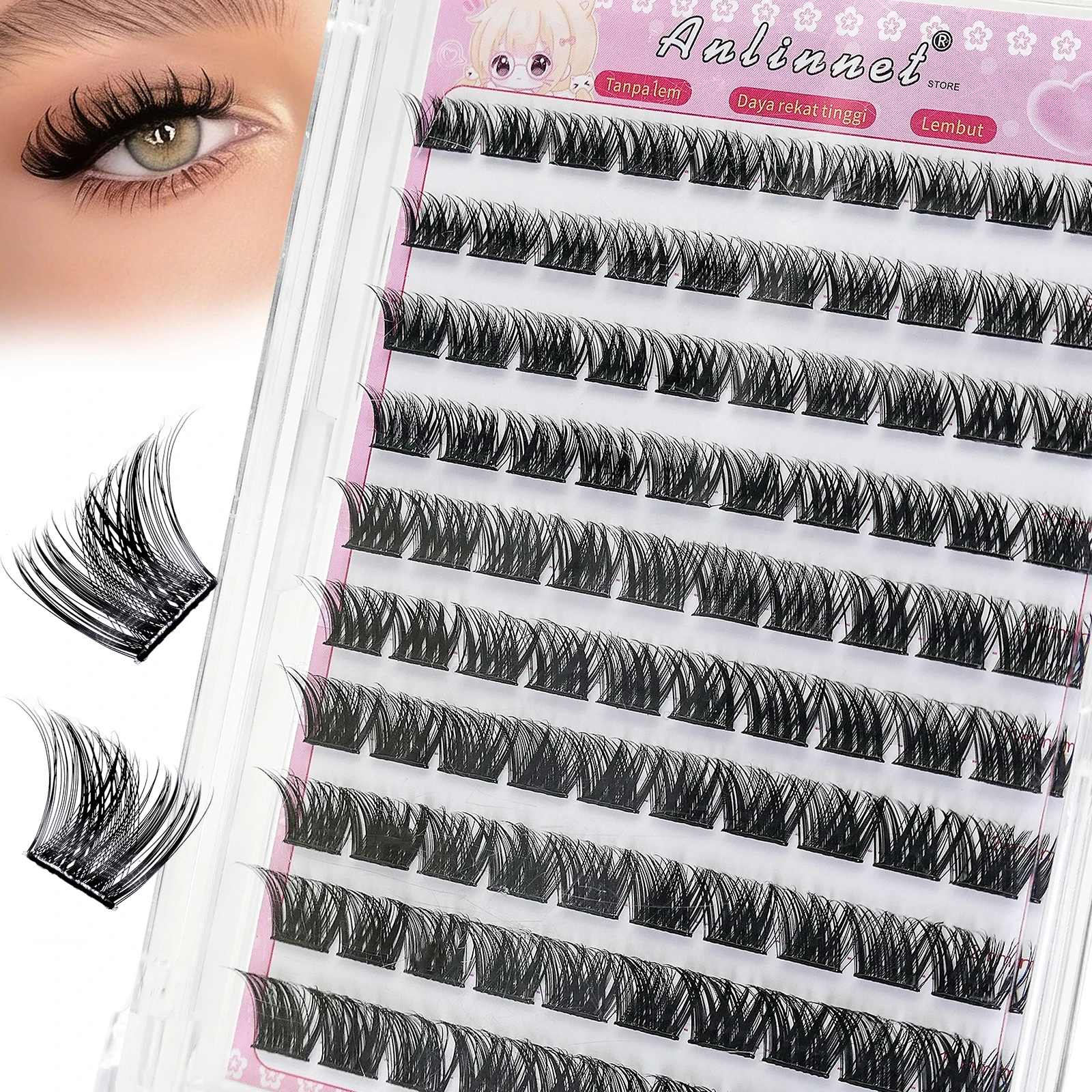 10 rows of self-adhesive false eyelashes DIY makeup eyelashes extension natural eyelashes glue-free eyelash tools
10 rows of self-adhesive false eyelashes DIY makeup eyelashes extension natural eyelashes glue-free eyelash tools
