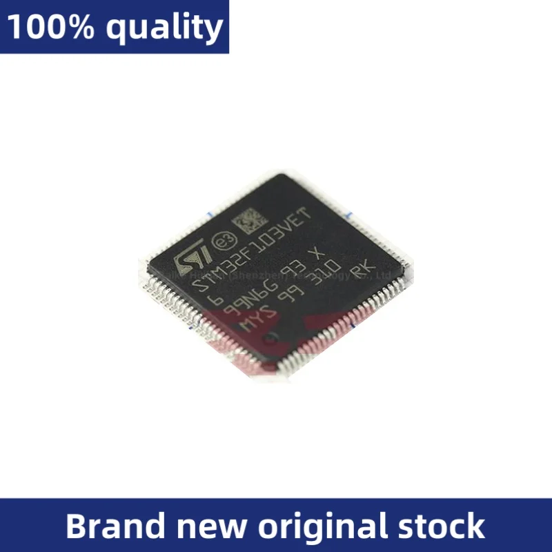 10 шт./лот STM32F103VET6 новый оригинальный чип микроконтроллера, 32-битный микроконтроллер LQFP100
10 шт./лот STM32F103VET6 новый оригинальный чип микроконтроллера, 32-битный микроконтроллер LQFP100