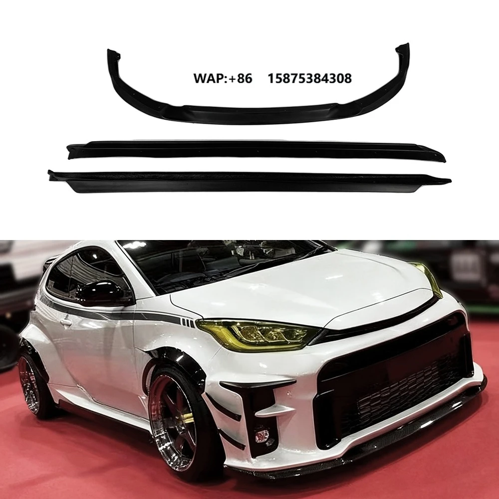 Unpainted Fiberglass GV Style Front Lip and Side Skirts Body Kits for GR YARIS GXPA16 Exterior Upgrade
Unpainted Fiberglass GV Style Front Lip and Side Skirts Body Kits for GR YARIS GXPA16 Exterior Upgrade
