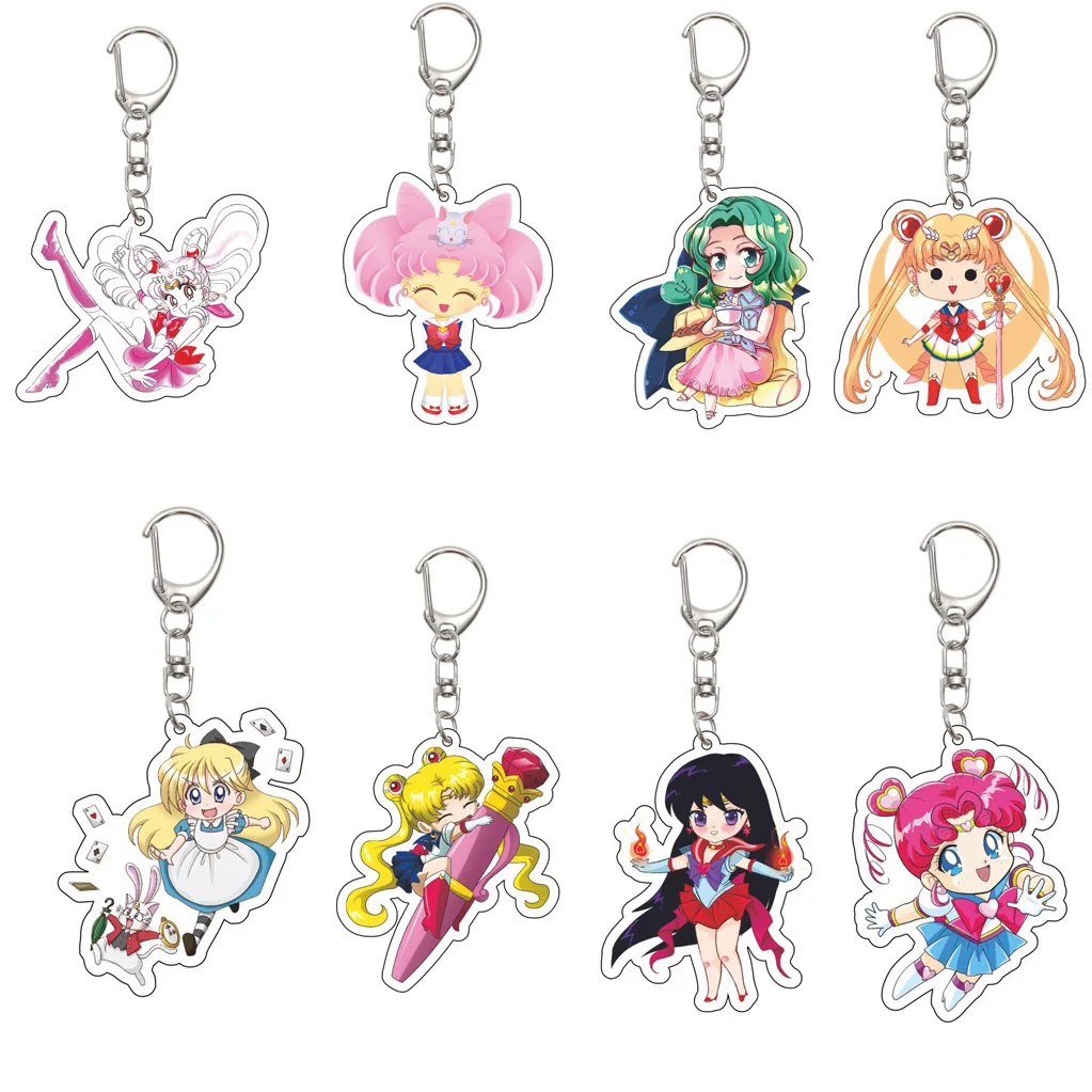 55MM Anime Tomoe Hotaru Aino Minako Tsukino Usagi Small Lady Ten'ou Haruka Kaiou Michiru Acrylic Keychain Christmas Gifts
55MM Anime Tomoe Hotaru Aino Minako Tsukino Usagi Small Lady Ten'ou Haruka Kaiou Michiru Acrylic Keychain Christmas Gifts