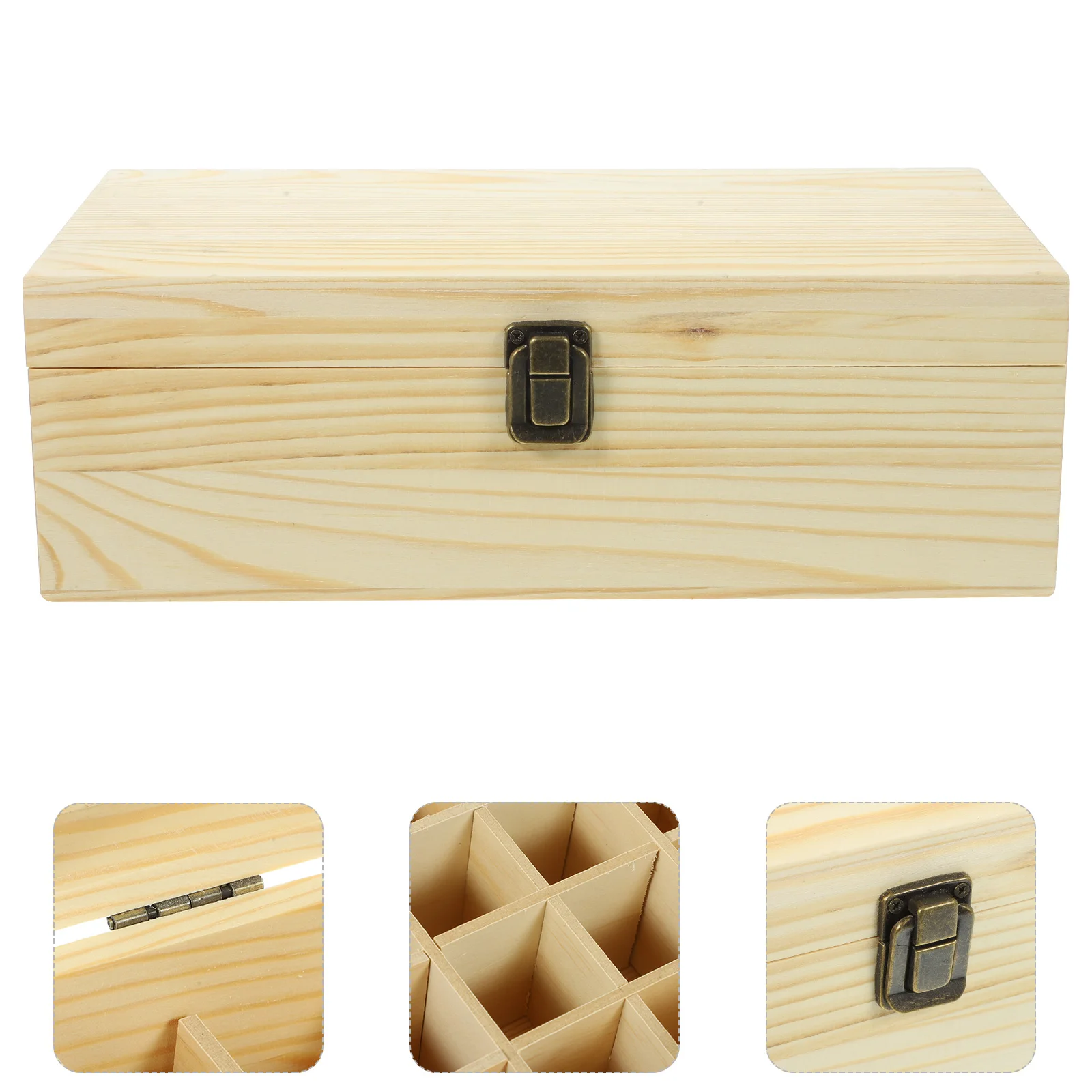32 Holes Wooden Box for Essence Essential Oil Storage Bottle Bag Travel Organizer Bamboo
32 Holes Wooden Box for Essence Essential Oil Storage Bottle Bag Travel Organizer Bamboo
