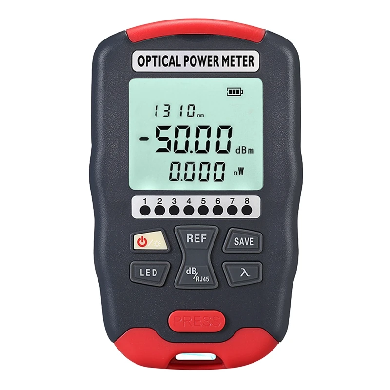 Optical Fiber Power Meter 10 Wavelengths Sensitive Chip Accurate Measurement For Wiring D5
Optical Fiber Power Meter 10 Wavelengths Sensitive Chip Accurate Measurement For Wiring D5
