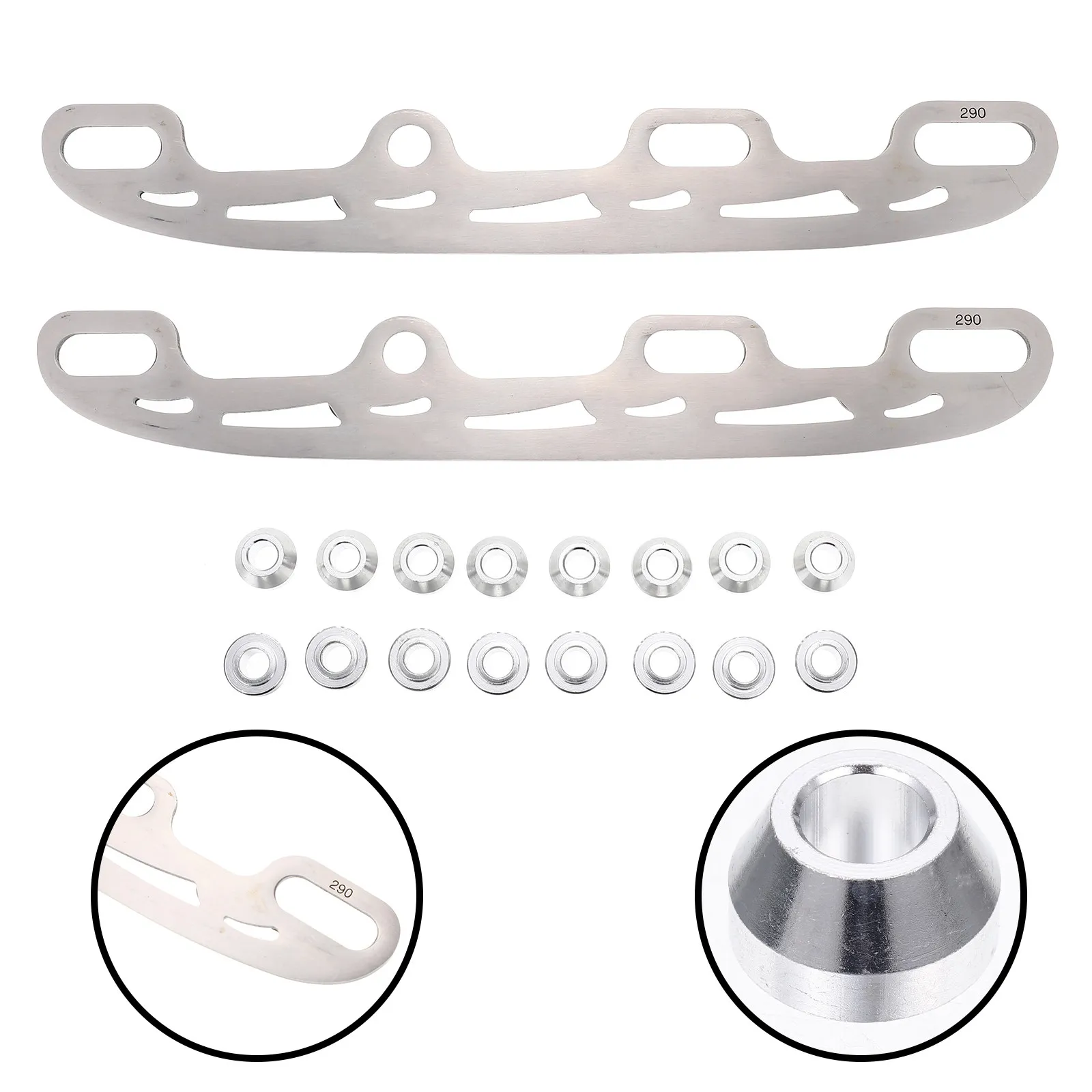 1Set Metal Ice Skating Blades Replacement for Ice Hockey Skates Figure Skates Hard Structure Not Easy to Deform Skating Supply
1Set Metal Ice Skating Blades Replacement for Ice Hockey Skates Figure Skates Hard Structure Not Easy to Deform Skating Supply
