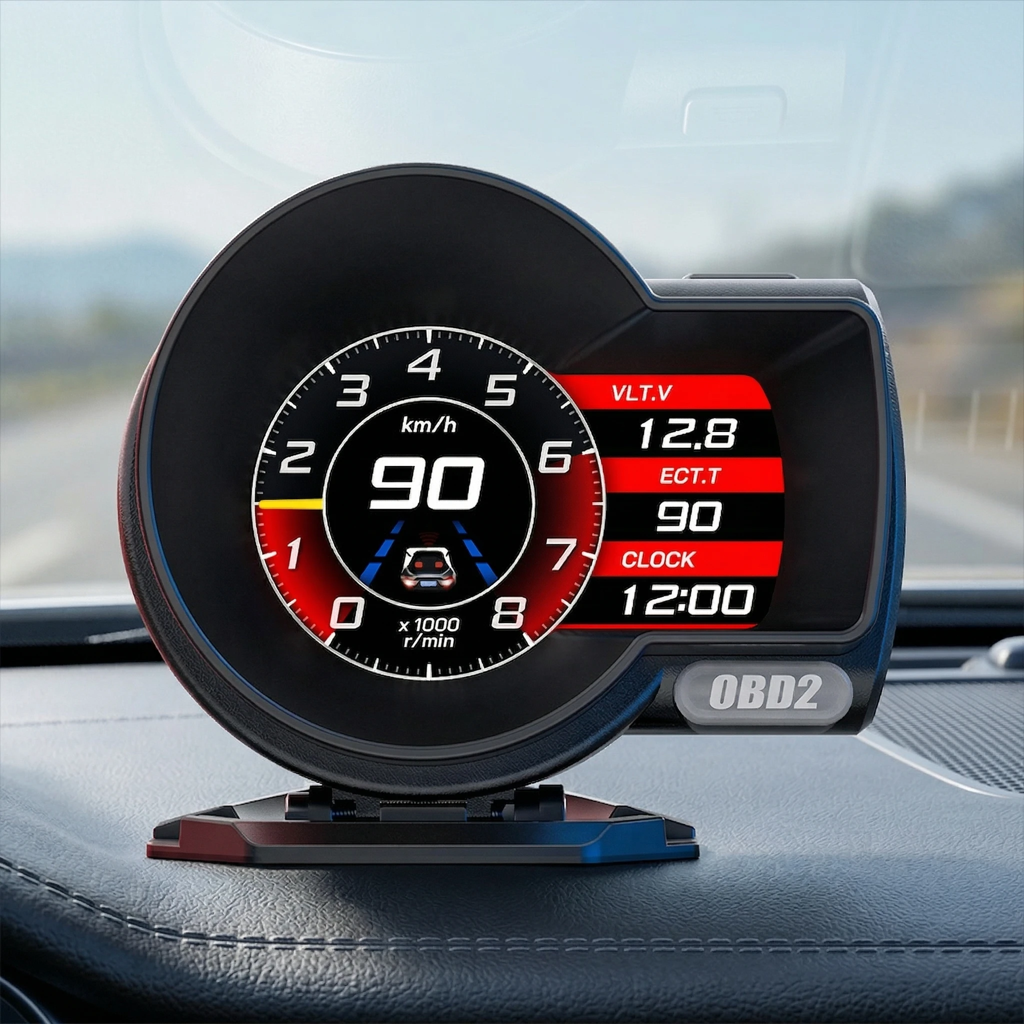 Universal F8 OBD GPS HUD Multifunctional Instrument Display Speed Water Temperature Vehicle Speed Turbine Pressure
Universal F8 OBD GPS HUD Multifunctional Instrument Display Speed Water Temperature Vehicle Speed Turbine Pressure
