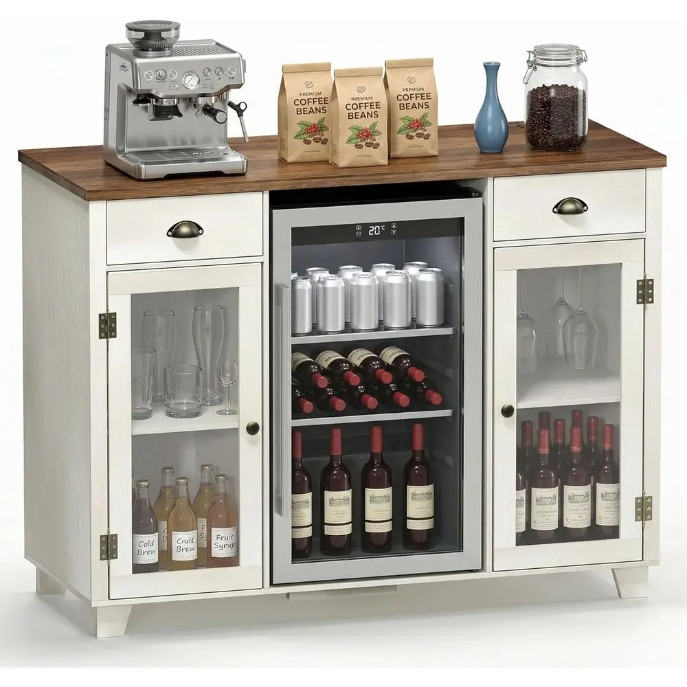 52 Mini Ridge Cabinet for Coffee Bar with Space, Power Outlet, and Goblet Holder, Ideal for Home, Kitchen, Dining, and Living Ro
52 Mini Ridge Cabinet for Coffee Bar with Space, Power Outlet, and Goblet Holder, Ideal for Home, Kitchen, Dining, and Living Ro