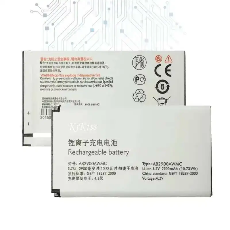 Mobile Phone Battery For PHILIPS Xenium X5500 X1560 CTX5500 CTX1560 AB2900AWMC 2900mAh
Mobile Phone Battery For PHILIPS Xenium X5500 X1560 CTX5500 CTX1560 AB2900AWMC 2900mAh