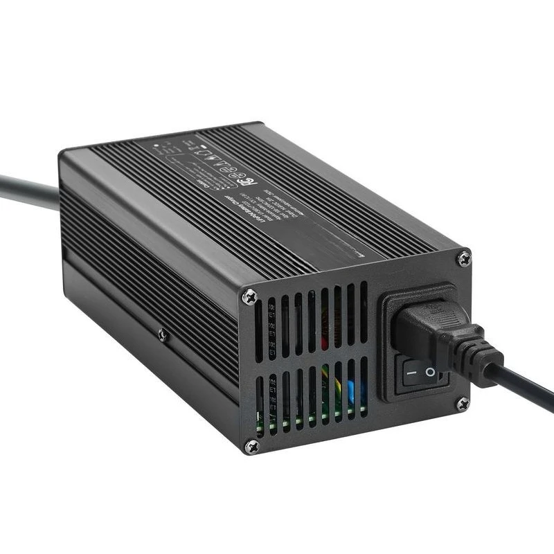 36V 18A Lithium Battery Charger, 43.8V, AC-DC LiFePO4 Smart Charger, with Anderson Connector, LED Indicator, 0V Activation, for Lithium LiFePO4 Deep Cycle Rechargeable Batteries of Boat, RV
36V 18A Lithium Battery Charger, 43.8V, AC-DC LiFePO4 Smart Charger, with Anderson Connector, LED Indicator, 0V Activation, for Lithium LiFePO4 Deep Cycle Rechargeable Batteries of Boat, RV