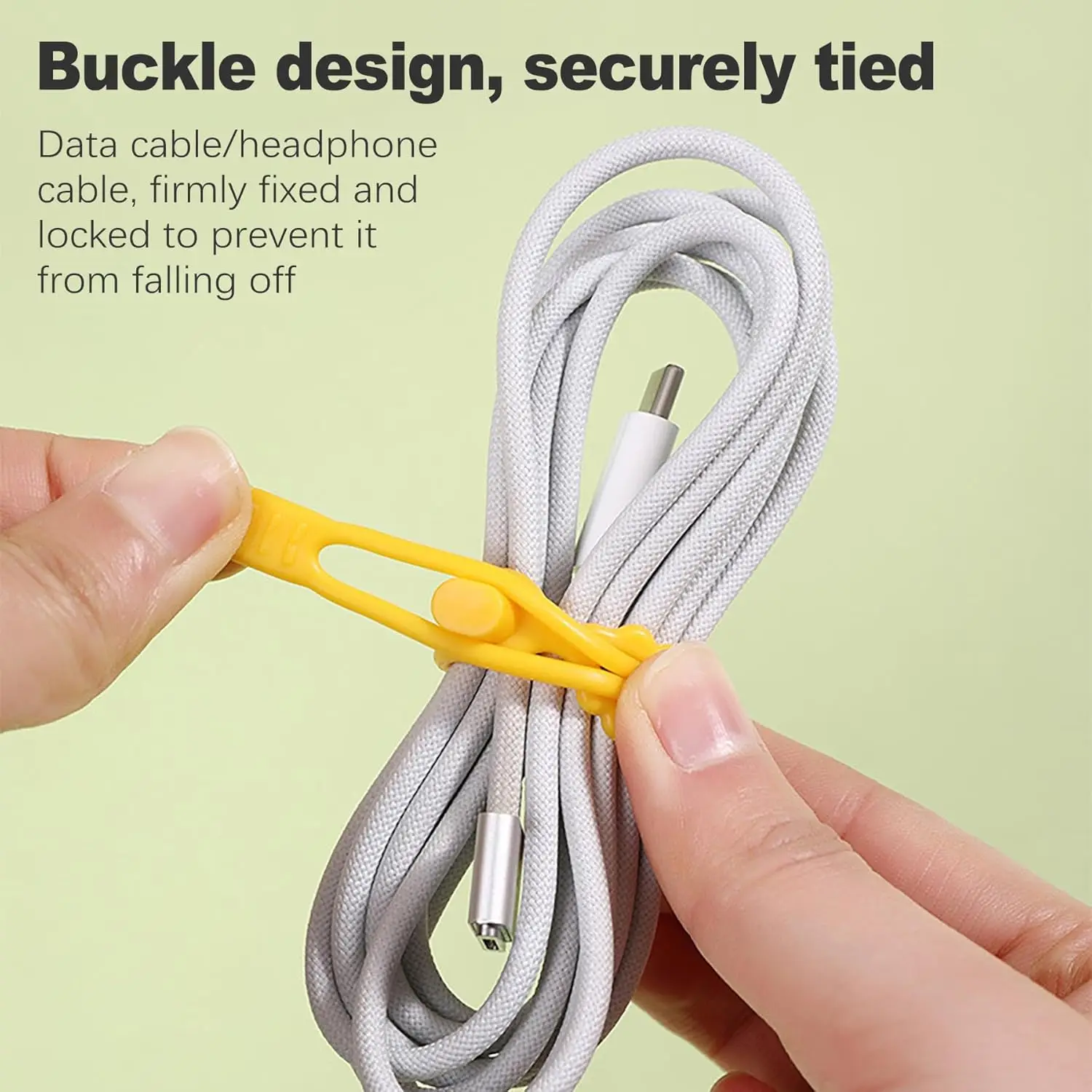 2026 Upgraded Silicone Cable Ties 18pcs, Reusable Elastic Cord Organizer Wire Management, Multi-function Cable Clip Strap for Bu
2026 Upgraded Silicone Cable Ties 18pcs, Reusable Elastic Cord Organizer Wire Management, Multi-function Cable Clip Strap for Bu