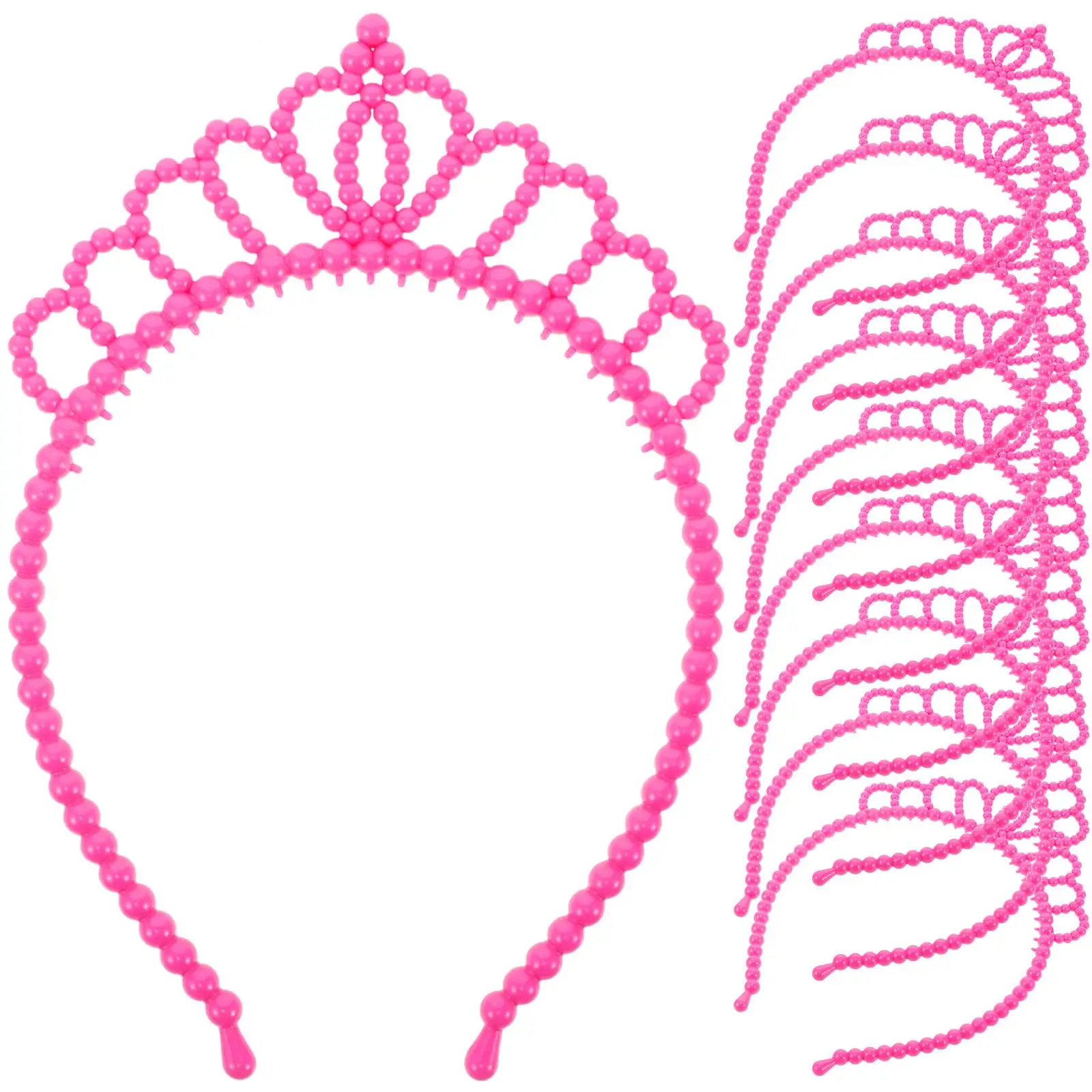 10 Pcs Crown Headband Plastic Tiaras for Girls Party Hats Kids Accessories Pearl Decor Birthday Toddler Fashion
10 Pcs Crown Headband Plastic Tiaras for Girls Party Hats Kids Accessories Pearl Decor Birthday Toddler Fashion