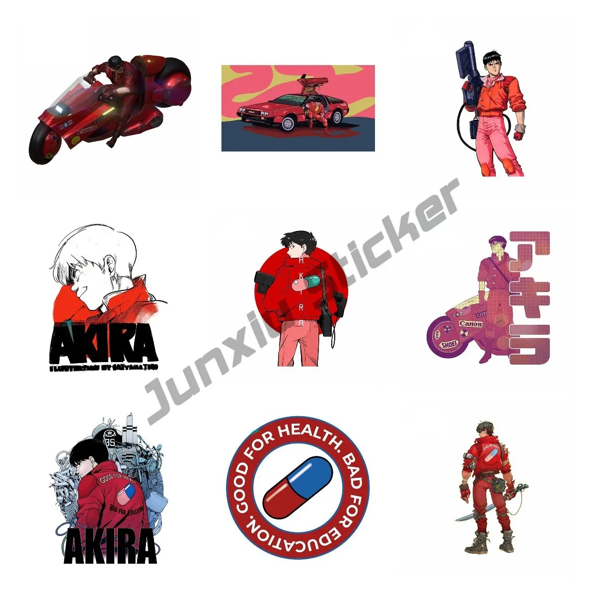 Akira Junichiro Kanada Motorcycle Car Sticker Waterproof Laotop Decal Surfboard Cartoon Decoration Game Stickers
Akira Junichiro Kanada Motorcycle Car Sticker Waterproof Laotop Decal Surfboard Cartoon Decoration Game Stickers