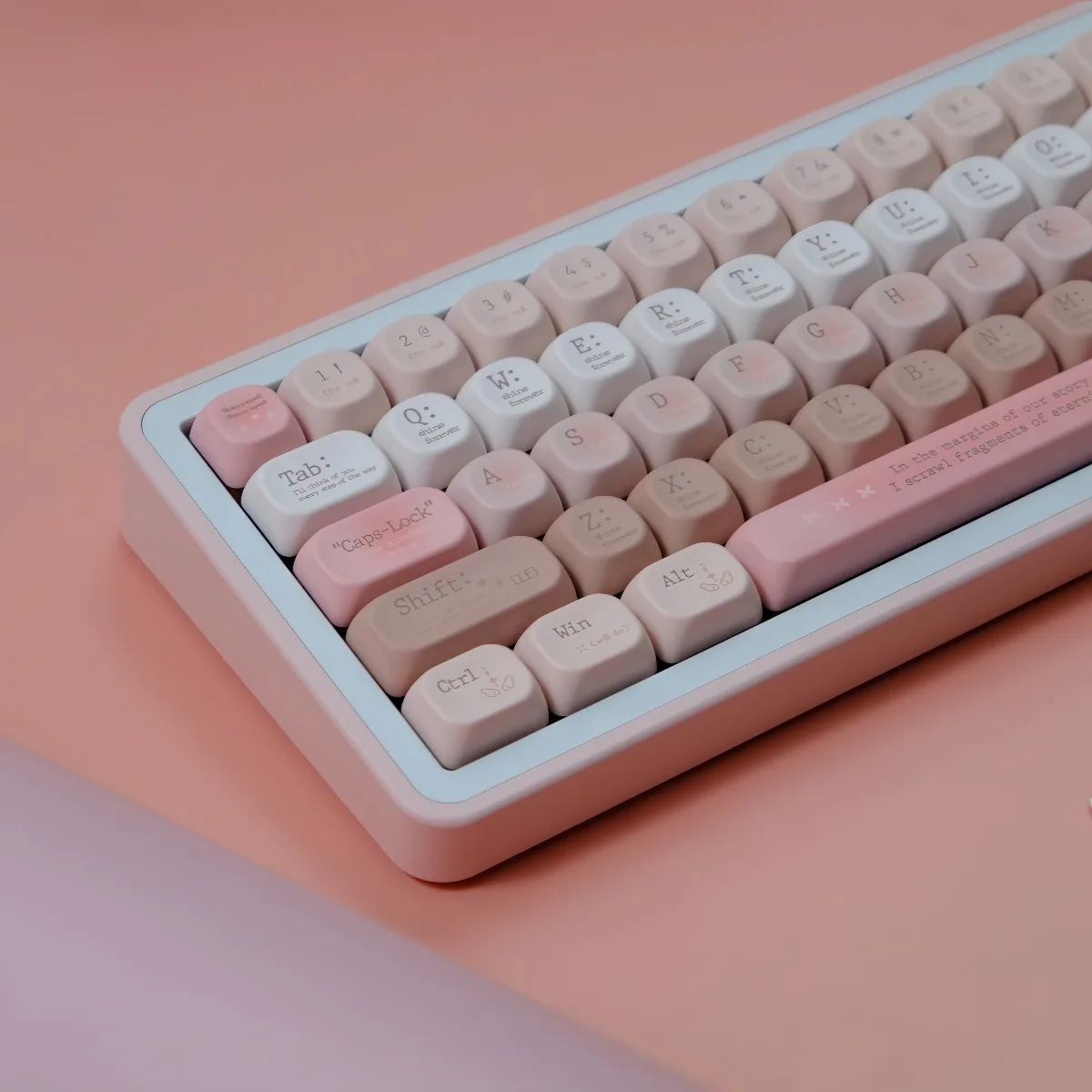130 Keys Romantic Pink Cherry MOA Profile PBT Keycaps Dye Sub Key caps for 61/87/104 Cherry MX Switch Gaming Mechanical Keyboard
130 Keys Romantic Pink Cherry MOA Profile PBT Keycaps Dye Sub Key caps for 61/87/104 Cherry MX Switch Gaming Mechanical Keyboard