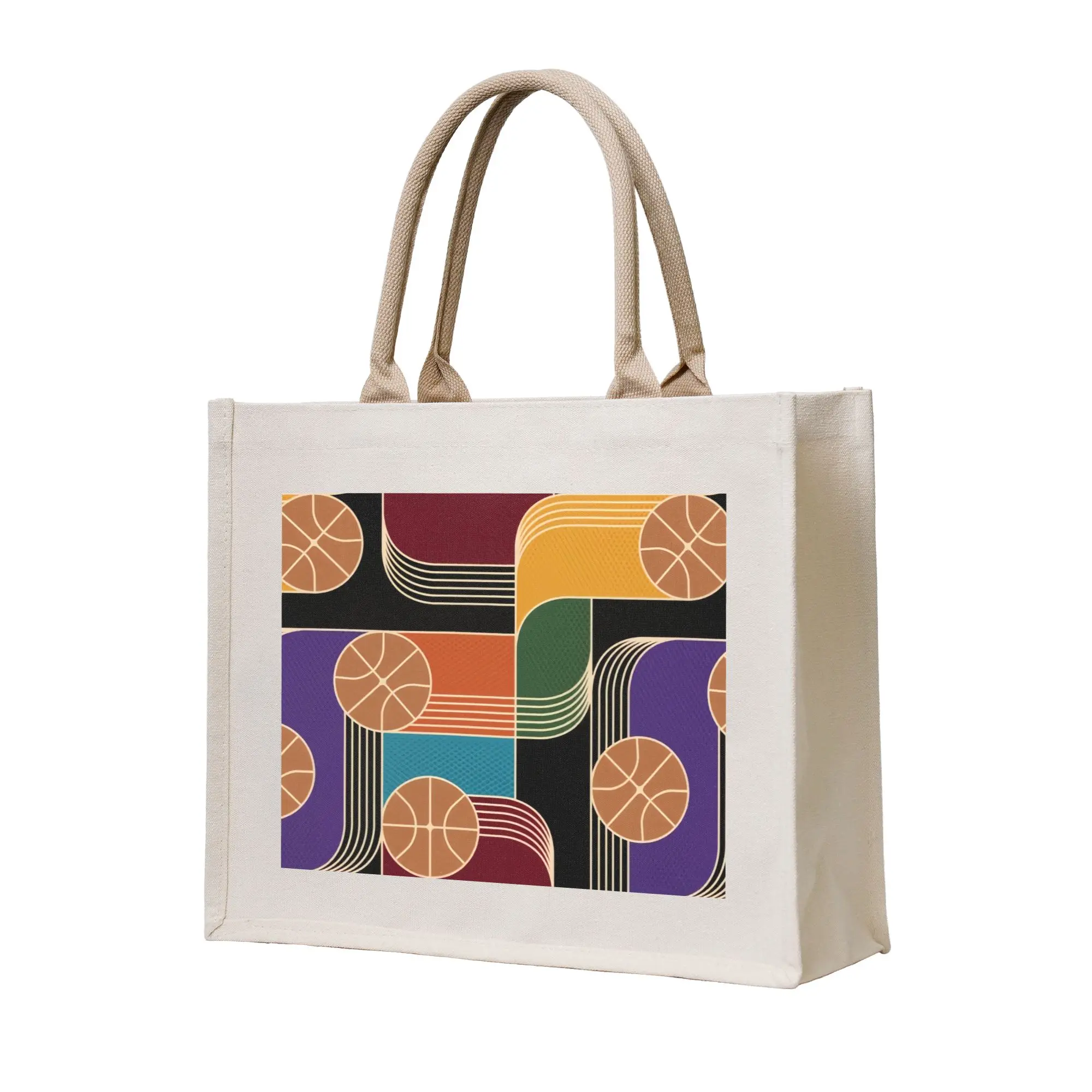 Custom Basketball Lover Player Shopping Bags Women Portable Big Capacity Groceries Sports Lover Shopper Tote Bags
Custom Basketball Lover Player Shopping Bags Women Portable Big Capacity Groceries Sports Lover Shopper Tote Bags