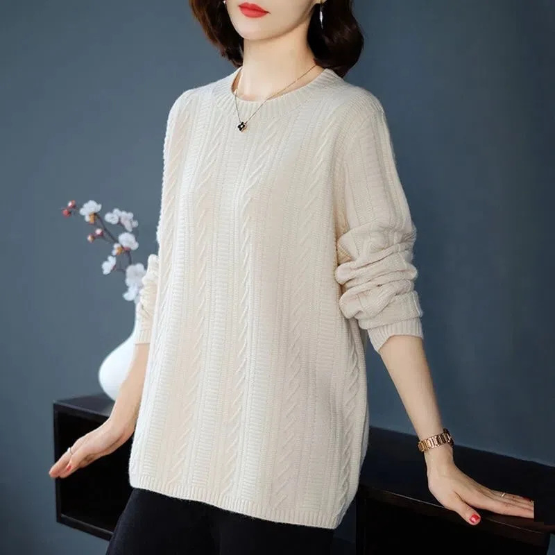 Knitted Sweater 2022 New Autumn Winter Tops Women's Pullover Round Neck Long Sleeve Warm All-match Casual Bottoming Shirt Female
Knitted Sweater 2022 New Autumn Winter Tops Women's Pullover Round Neck Long Sleeve Warm All-match Casual Bottoming Shirt Female