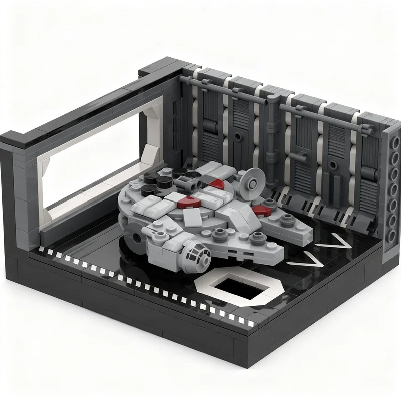 326PCS MOC Space Battle Docking Bay 327 Diorama Millennium Falcon Mini Build Mods Model Building Blocks DIY Assembly Gift Set
326PCS MOC Space Battle Docking Bay 327 Diorama Millennium Falcon Mini Build Mods Model Building Blocks DIY Assembly Gift Set