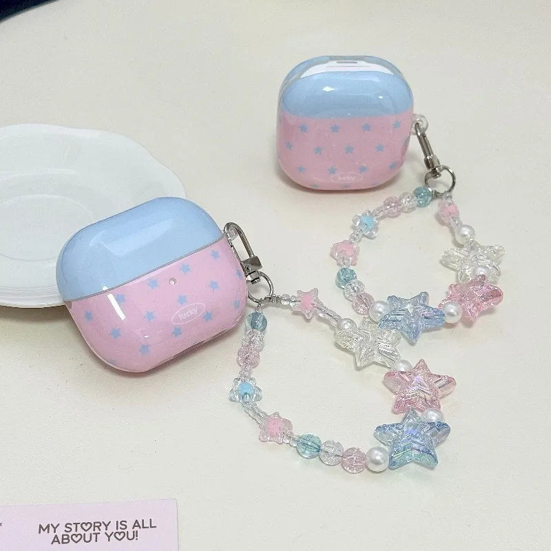 For Samsung Galaxy Buds 4 Pro Buds3 2 Pro FE Live Core Cute Sweet Girl Blue Pink Stars Pendant Protective Earphone Cover Case
For Samsung Galaxy Buds 4 Pro Buds3 2 Pro FE Live Core Cute Sweet Girl Blue Pink Stars Pendant Protective Earphone Cover Case