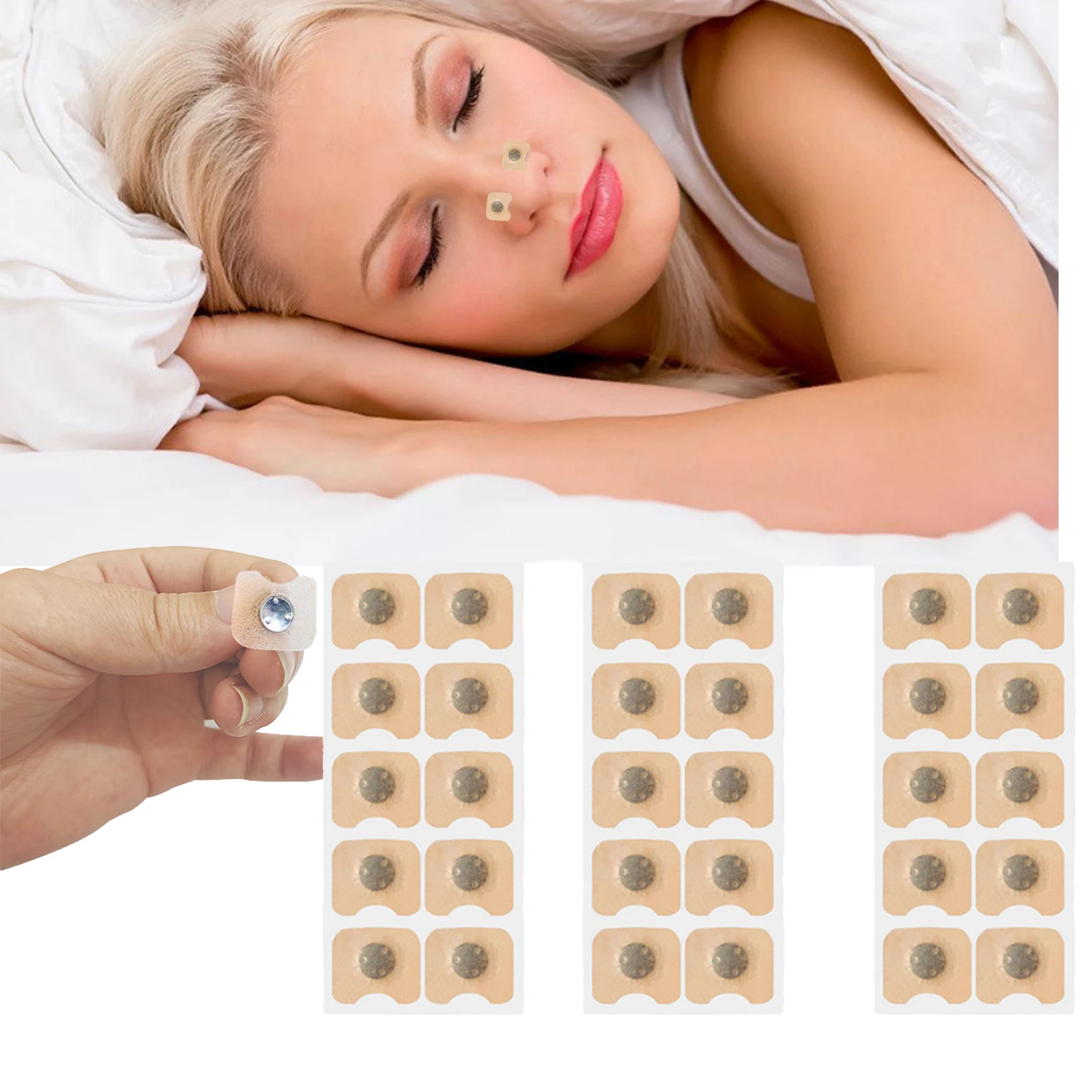 30/60/90/120Pcs Nose Breathing Magnetic Suction Iron Nasal Strips Increase Air Improve Sleep Quality Reduce Snoring
30/60/90/120Pcs Nose Breathing Magnetic Suction Iron Nasal Strips Increase Air Improve Sleep Quality Reduce Snoring
