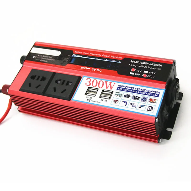 DC 12V to 220v 300w Modified Sine Wave Power Inverter board AC Car Converter inverters Adapter Voltage transformer with LCD
DC 12V to 220v 300w Modified Sine Wave Power Inverter board AC Car Converter inverters Adapter Voltage transformer with LCD