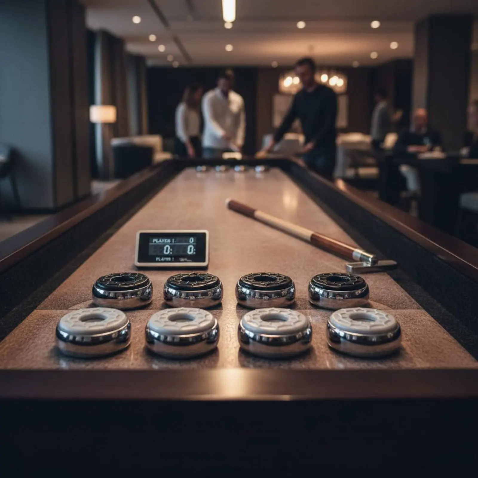 8 Pieces Shuffleboard Puck Set Steel Frame Shuffleboard Pucks Game Room Equipment Sturdy Sleek Angled Perimeter for Bar
8 Pieces Shuffleboard Puck Set Steel Frame Shuffleboard Pucks Game Room Equipment Sturdy Sleek Angled Perimeter for Bar