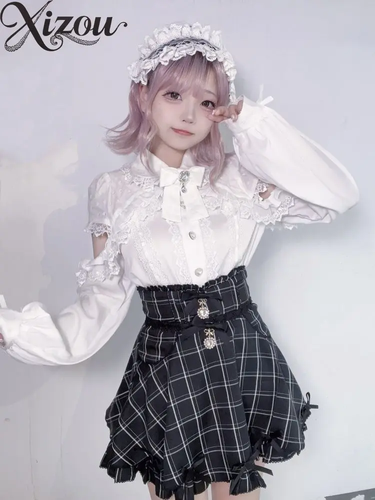 2025 Japanese Style Summer High Waist Skirts Sweet Bow Pocket Petal Black Solid Color Slim Fit Mini Short Skirt for Women
2025 Japanese Style Summer High Waist Skirts Sweet Bow Pocket Petal Black Solid Color Slim Fit Mini Short Skirt for Women