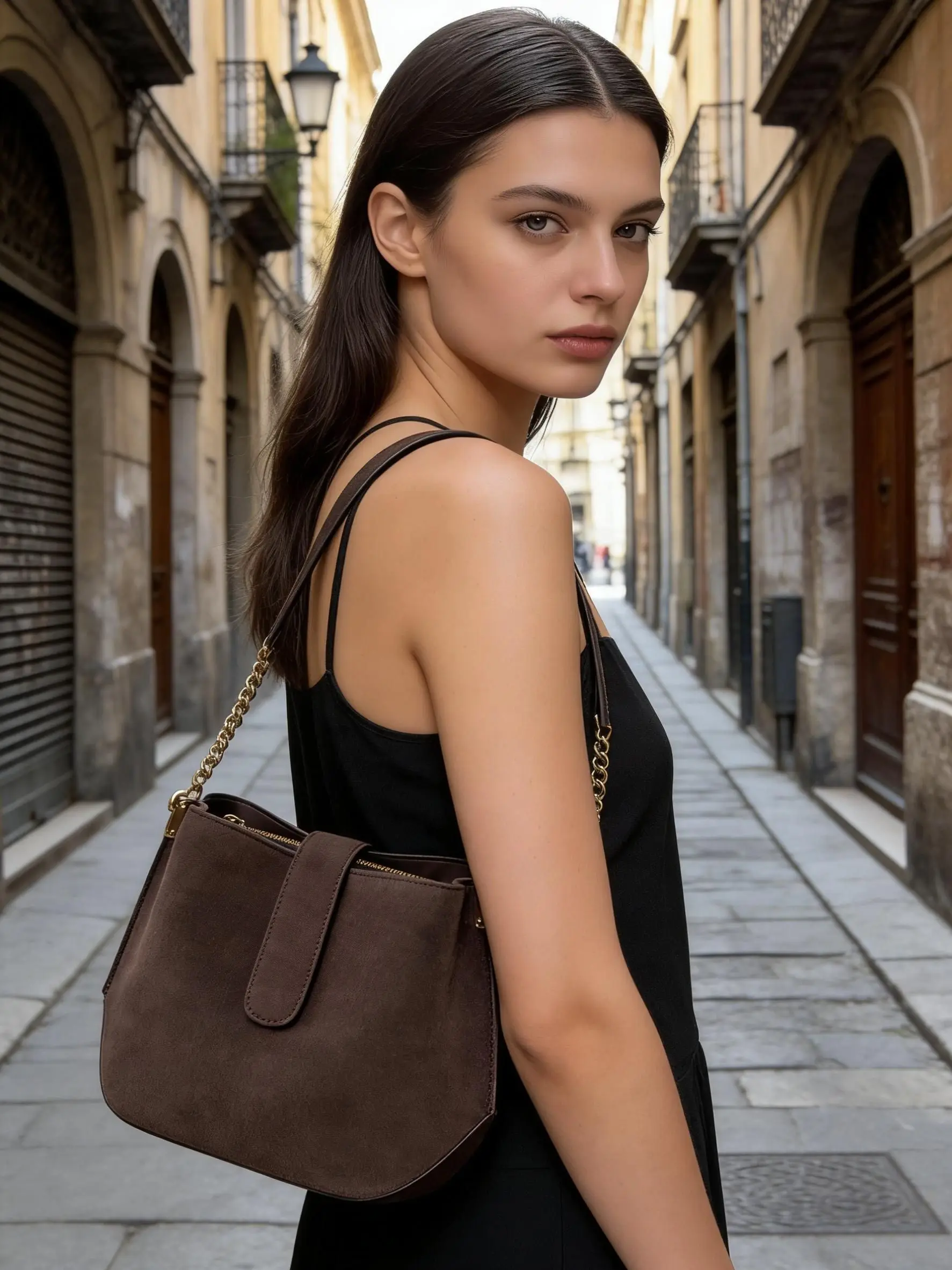 Premium Large-Capacity Bag, Soft Supple Finish, Secure Top Closure, Detachable Shoulder Strap, Versatile Essential Design bag
Premium Large-Capacity Bag, Soft Supple Finish, Secure Top Closure, Detachable Shoulder Strap, Versatile Essential Design bag