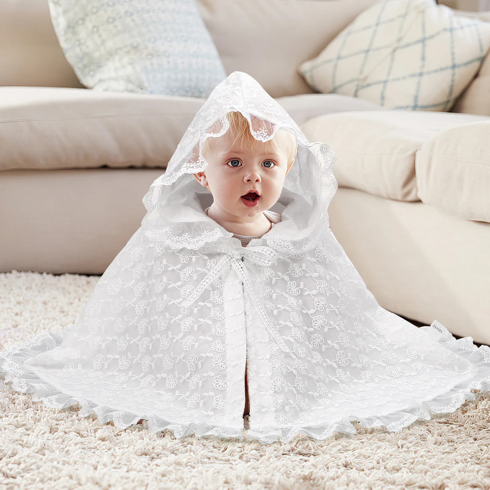 Girls Lace Cloak White 100Cm Cosplay Sun Protection Cape Dress-Up Costume Accessory for Toddlers Age 0-2 Years Special
Girls Lace Cloak White 100Cm Cosplay Sun Protection Cape Dress-Up Costume Accessory for Toddlers Age 0-2 Years Special