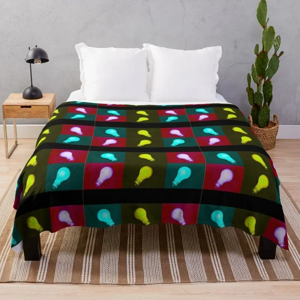 Lightbulb collection Throw Blanket Warm Comfortable Blanket for Office Napping
Lightbulb collection Throw Blanket Warm Comfortable Blanket for Office Napping