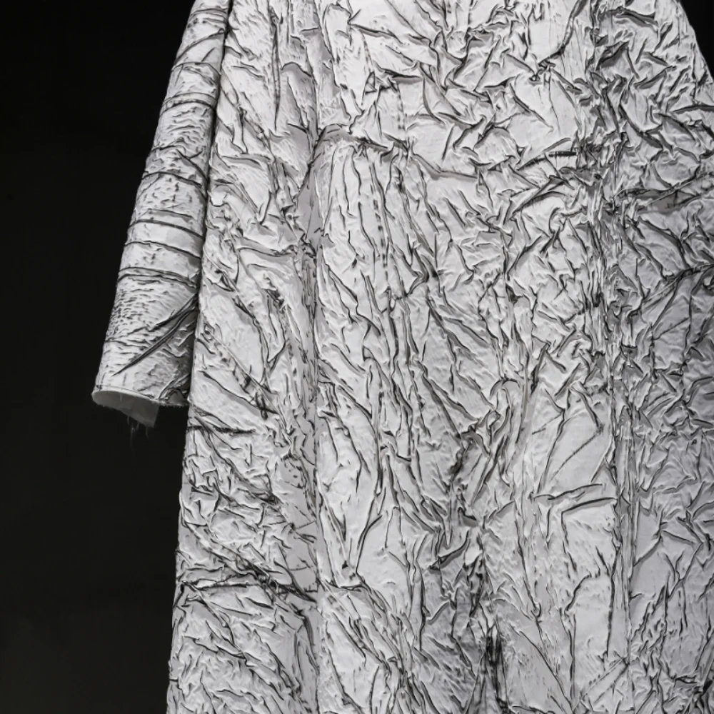 Creative Designer Jacquard Fabric for Pleated Polyester Fashion Jacket Dress Cloth Diy Sewing Material Per Meter
Creative Designer Jacquard Fabric for Pleated Polyester Fashion Jacket Dress Cloth Diy Sewing Material Per Meter