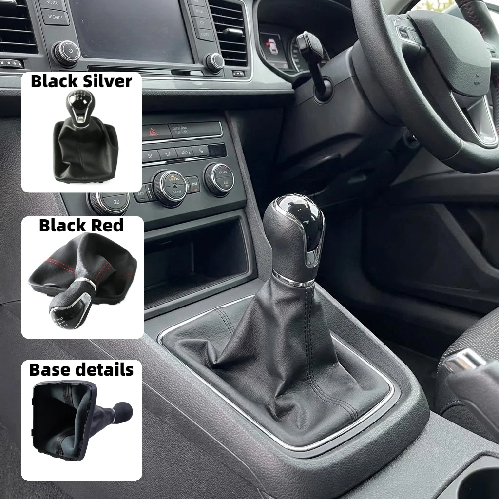 Gear Shift Knob 5 6 Speed Manual Transmission Leather Gaiter Boot for Seat Leon MK3 2012 2020 LHD Car Interior Accessories
Gear Shift Knob 5 6 Speed Manual Transmission Leather Gaiter Boot for Seat Leon MK3 2012 2020 LHD Car Interior Accessories