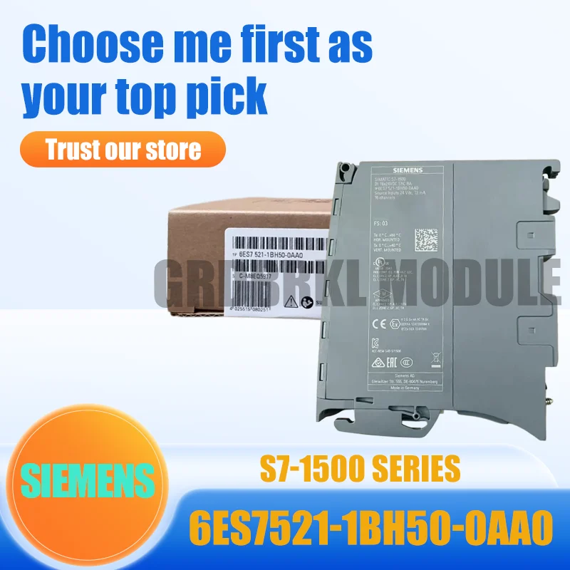 New Original SIEMENS 6ES7521-1BH50-0AA0 6ES7 521-1BH50-0AA0 SIMATIC S7-1500 Digital Input Module
New Original SIEMENS 6ES7521-1BH50-0AA0 6ES7 521-1BH50-0AA0 SIMATIC S7-1500 Digital Input Module