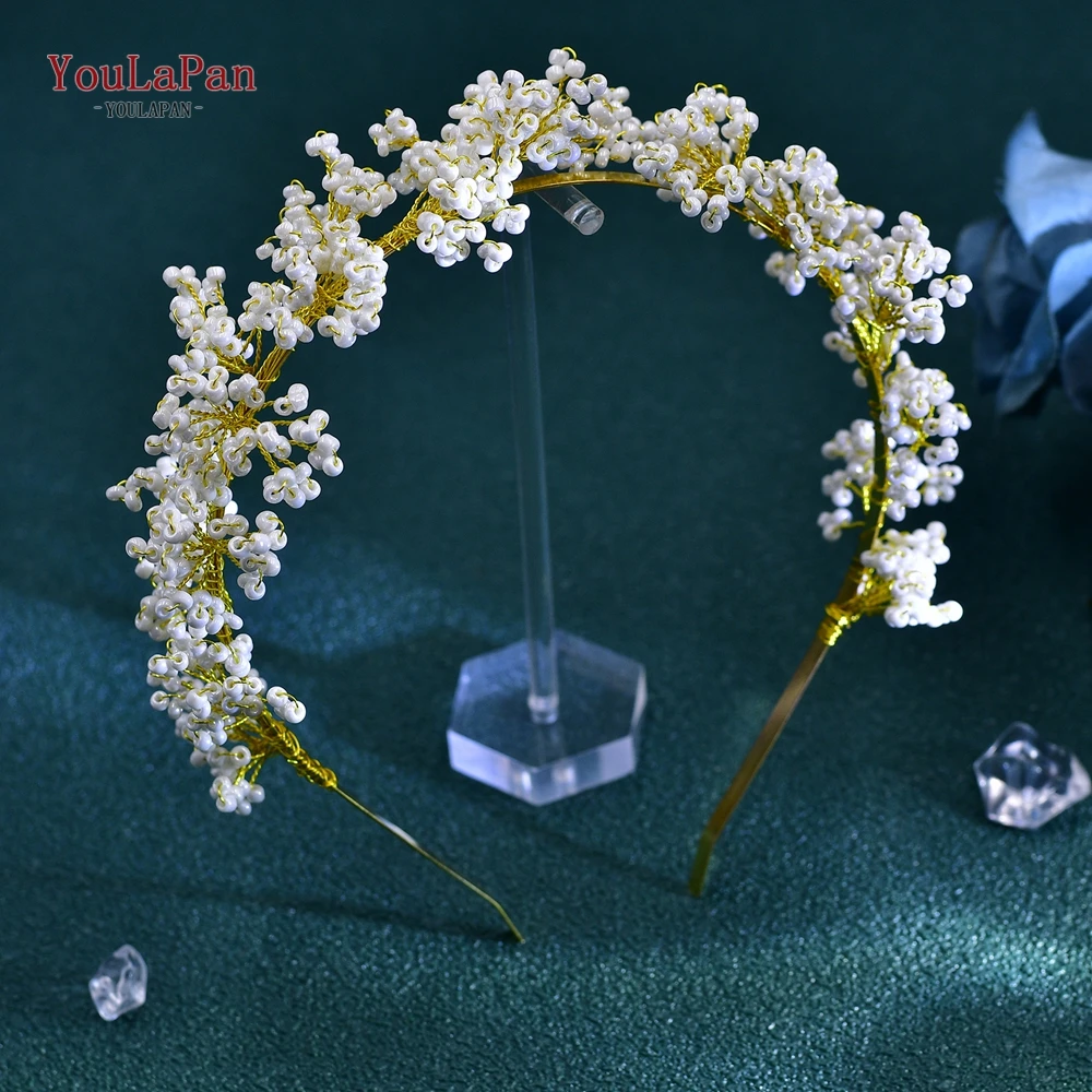 YouLaPan Handmade White Color Beaded Gold Color Hair Hoop Headband Elegant Women Bride Headwear Ornaments Wedding Tiara HP655
YouLaPan Handmade White Color Beaded Gold Color Hair Hoop Headband Elegant Women Bride Headwear Ornaments Wedding Tiara HP655