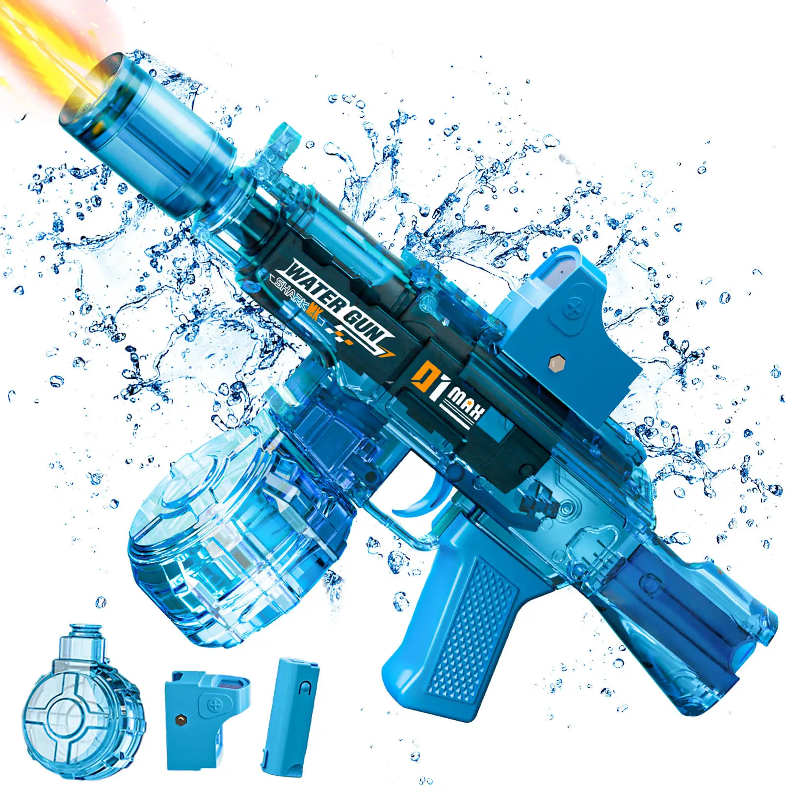 Electric Water Guns for Adults & Kids, Automatic Water Gun With Lights, 26 FT Long Range,Summer Outdoor Pool Beach Toy
Electric Water Guns for Adults & Kids, Automatic Water Gun With Lights, 26 FT Long Range,Summer Outdoor Pool Beach Toy
