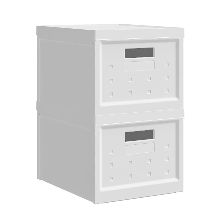 Collapsible Stackable Storage Bins with Lids, 2-Pack, Plastic Storage Boxes for Documents, Clothes, and Toys Space-Saving and P
Collapsible Stackable Storage Bins with Lids, 2-Pack, Plastic Storage Boxes for Documents, Clothes, and Toys Space-Saving and P