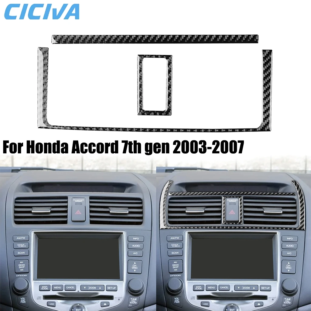 For Honda Accord 7th Gen 2003-2007 Carbon Fiber Dashboard Center Console Air Outlet Vent Car Accessories Interior Cover Stickers
For Honda Accord 7th Gen 2003-2007 Carbon Fiber Dashboard Center Console Air Outlet Vent Car Accessories Interior Cover Stickers