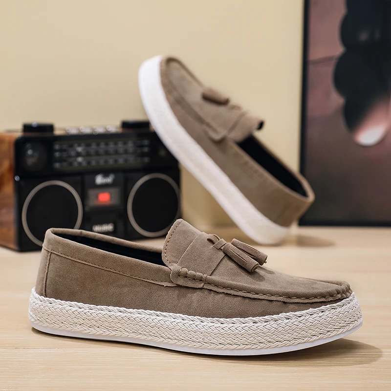 Fashion Mesh Upper Mens Flat Shoes Soft Lining Cushioned Insole Lightweight Casual Loafers for Office Travel Weekend Wea
Fashion Mesh Upper Mens Flat Shoes Soft Lining Cushioned Insole Lightweight Casual Loafers for Office Travel Weekend Wea