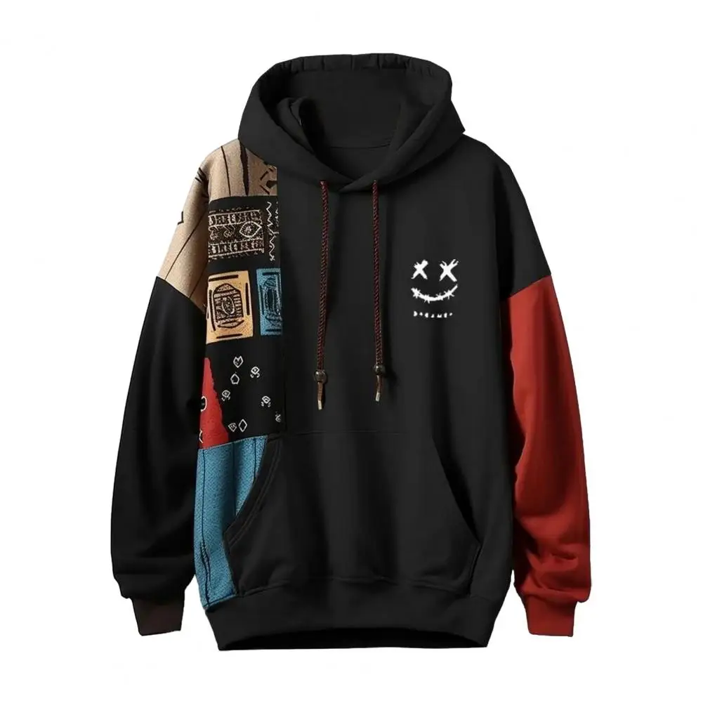 Men Winter Hoodie Men's Retro Cartoon Pattern Hoodie with Big Patch Pocket Thick Warm Pullover for Fall Winter Streetwear Long
Men Winter Hoodie Men's Retro Cartoon Pattern Hoodie with Big Patch Pocket Thick Warm Pullover for Fall Winter Streetwear Long