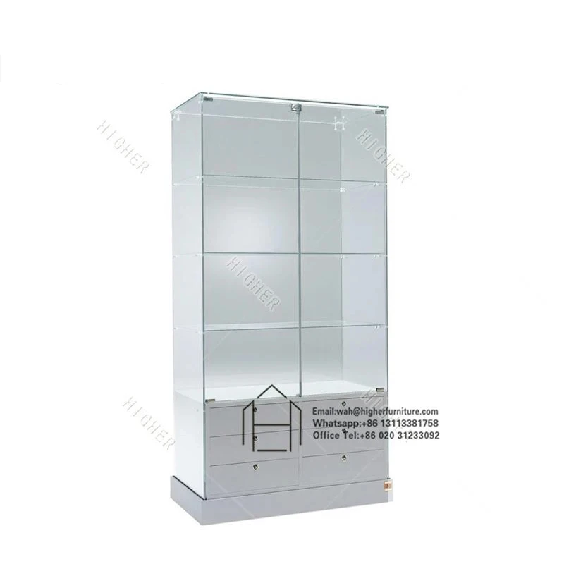 custom.Retail Glass showcase with Led Light Rotate showcase Glass Display Cabinet
custom.Retail Glass showcase with Led Light Rotate showcase Glass Display Cabinet