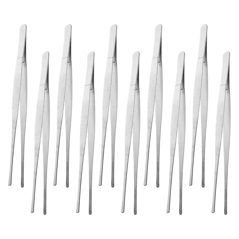 10pcs Thicken Lengthen Tweezers Lightweight Portable Garden Planting Tool Stainless Steel Bonsai Household Long Gardening
10pcs Thicken Lengthen Tweezers Lightweight Portable Garden Planting Tool Stainless Steel Bonsai Household Long Gardening
