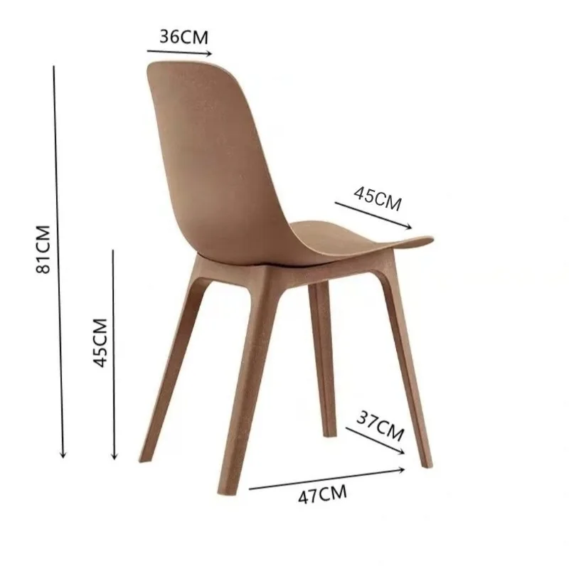 Nordic Virus Plastic Chair - Padded Backrest, Minimalist Aesthetic Restaurant Chair, Suitable for Adult Home and Cafe Use
Nordic Virus Plastic Chair - Padded Backrest, Minimalist Aesthetic Restaurant Chair, Suitable for Adult Home and Cafe Use