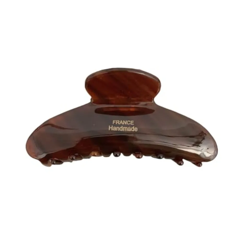 French Large Hair Claw Clips for Thick Hair, Acrylic Celluloid, Caramel, Strong Hold
French Large Hair Claw Clips for Thick Hair, Acrylic Celluloid, Caramel, Strong Hold