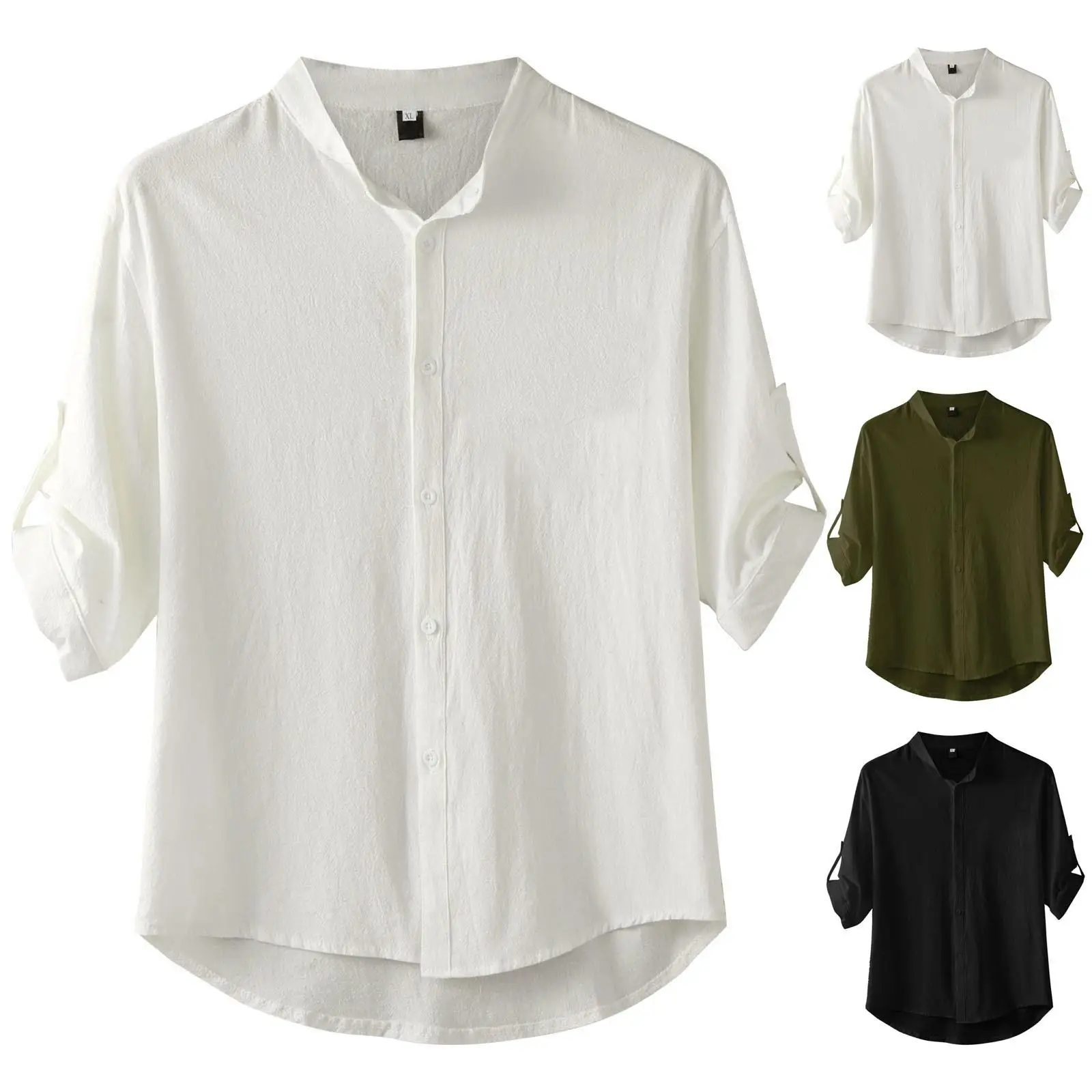 Wash Water Cotton Linen Zou Cardigan SVE Pocket SVE Men's Shirt Britsh Style Shoulder Pads Iron-Free Summer Regular Thickness
Wash Water Cotton Linen Zou Cardigan SVE Pocket SVE Men's Shirt Britsh Style Shoulder Pads Iron-Free Summer Regular Thickness