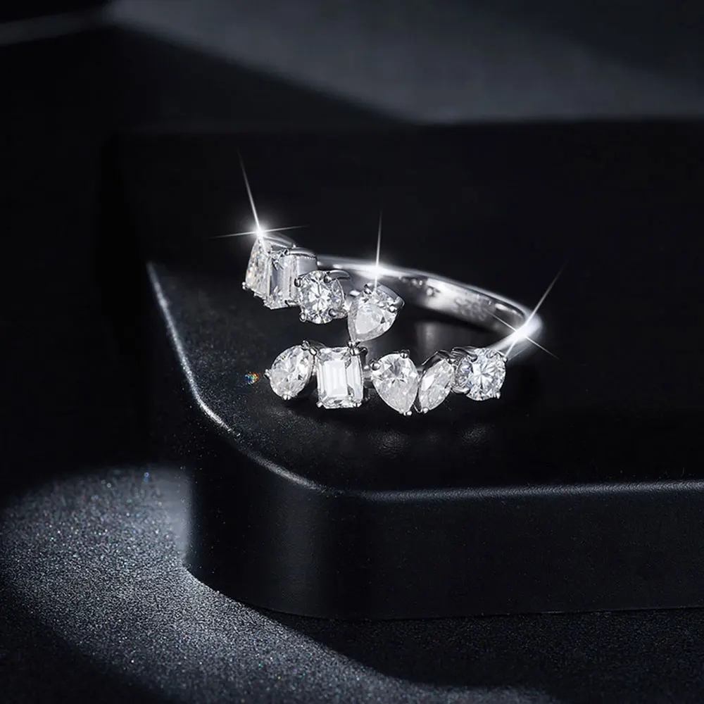 Full Moissanite Ring S925 Pure Silver Luxury Hip-Hop High-End Jewelry Men's And Women's Anniversary Gift
Full Moissanite Ring S925 Pure Silver Luxury Hip-Hop High-End Jewelry Men's And Women's Anniversary Gift